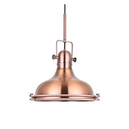 Rose gold pendant light