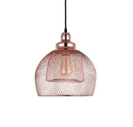 Rose gold pendant light