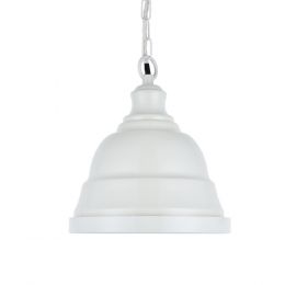 Ganton Small Vintage Pendant Light Clay White Cream - Soho Lighting