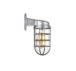 Broadwick Aluminium Finish Indoor Nautical Bulkhead Wall Light