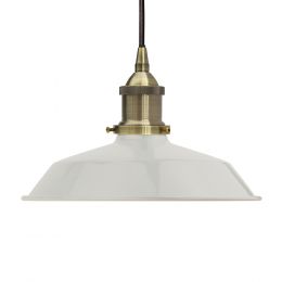 Pale Grey Small Trinity Metal Painted Pendant Light