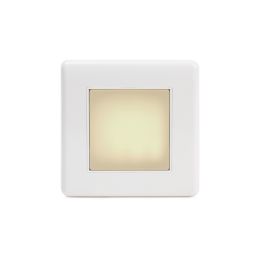 Lieber Silk White Plastic LED Stair Light - Warm White 