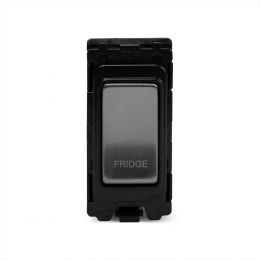 Soho Lighting Brushed Chrome 20A Double Pole Marked As Fridge Grid Switch Module