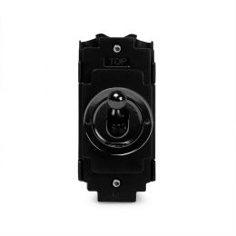 Soho Lighting Black Nickel Flat Plate Double Pole Toggle 
