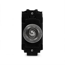 Soho Lighting Brushed Chrome Flat Plate 2 Way and Off Toggle 
