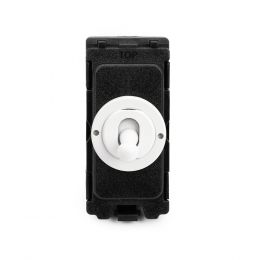 Soho Lighting White Metal 20A Double Pole CM-Grid Toggle Switch Module