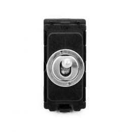 Soho Lighting Brushed Chrome 20A 2 Way Retractive CM-Grid Toggle Switch Module