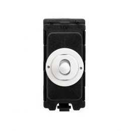Soho Lighting White Metal 20A 2 Way & OffÂ Retractive CM-Grid Toggle Switch Module