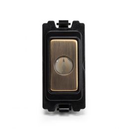 Soho-Lighting-Antique-Brass-Flex-Outlet-Grid-Module