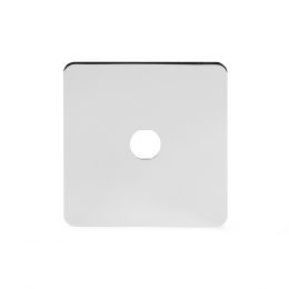 Soho Lighting Polished Chrome Flat Plate 1 Gang Toggle Plates Screwless