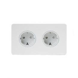 2 gang euro socket