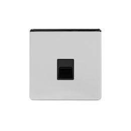 Soho Lighting Polished Chrome 1 Gang Tel Master Socket