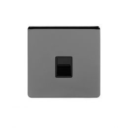 Soho Lighting Black Nickel 1 Gang Tel Secondary Socket