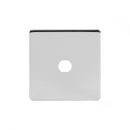 Soho Lighting Polished Chrome 1 Gang Toggle Plate Screwless