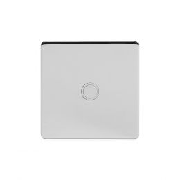 Soho Lighting Polished Chrome 20A Flex Outlet Wht Ins Screwless