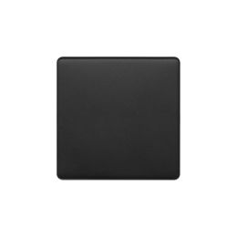 Soho Lighting Matt Black 1 Gang Blanking Plate Screwless