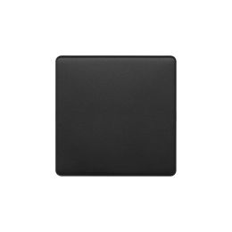 Soho Lighting Matt Black & White 1 Gang Blanking Plate Screwless