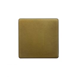 Soho Lighting Old Brass metal Single Blanking Plate