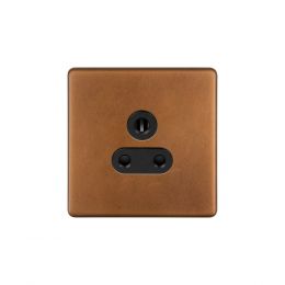 Soho Lighting Antique Copper Soho Lighting 5 Amp Socket Unswitched