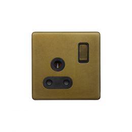 Soho Lighting Old Brass 5 Amp Socket with Switch