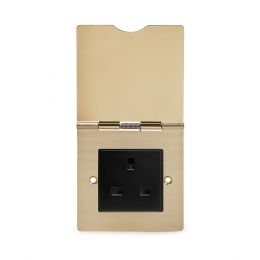 Black Nickel Floor Socket