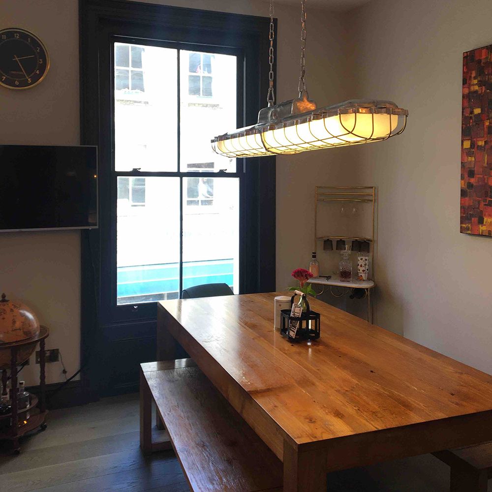 Warwick Aluminium Long Drop Light | Large Ceiling Light | Large Pendant ...