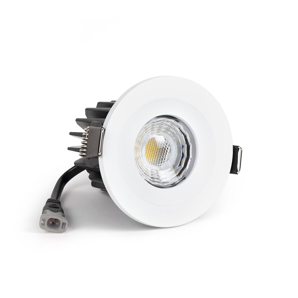 Hubert Hudson Atomisk Afskrække Fixed Led Downlights | Colour Changing Cct | Fire Rated Dimmable - Elesi