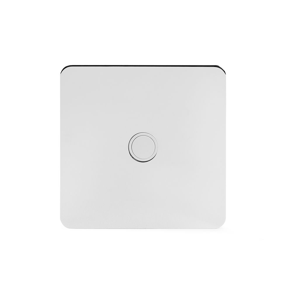 Soho Lighting Polished Chrome Flat Plate 20A Flex Outlet Wht Ins ...