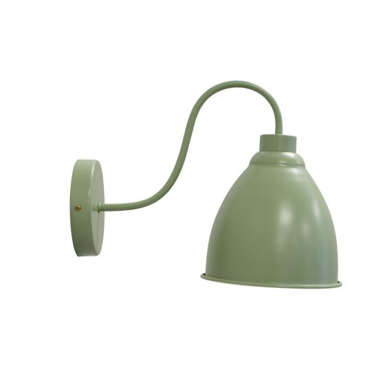 Satin Chalk Mint Green Vintage Wall Light - Oxford - Soho Lighting