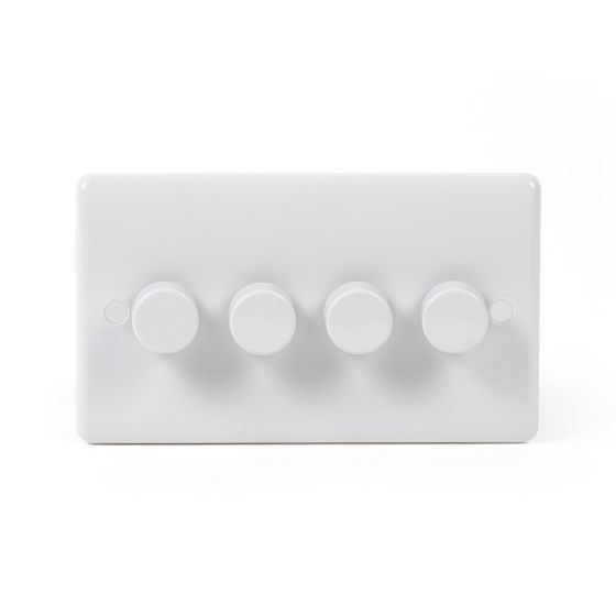 4 Gang Trailing Edge LED Dimmer Switch