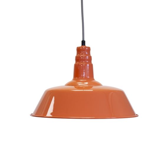 Terracotta Industrial Pendant Light