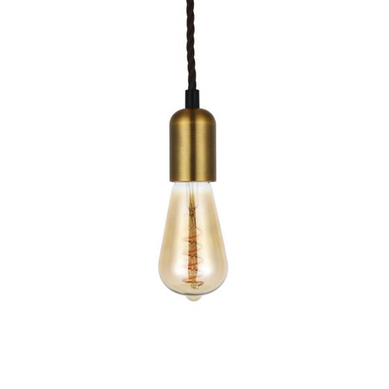 Antique Brass Bulb Holder