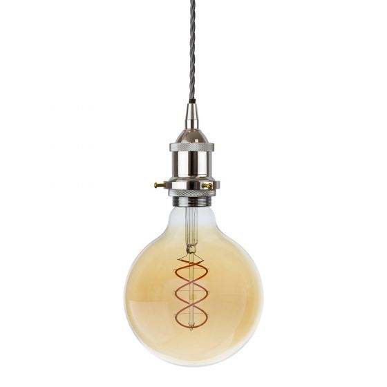 Nickel Pendant Bulb Holder