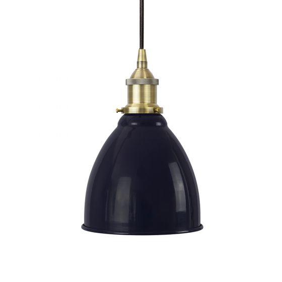 Navy Blue Classic Painted Pendant Light