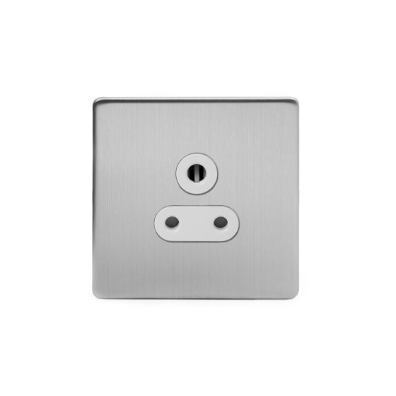 Soho Lighting Brushed Chrome 5a Socket White ins