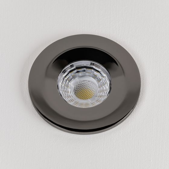 Lumineux DL700 8W Led Downlight IP65 Fire Rated White Black Chrome Satin Nickel 