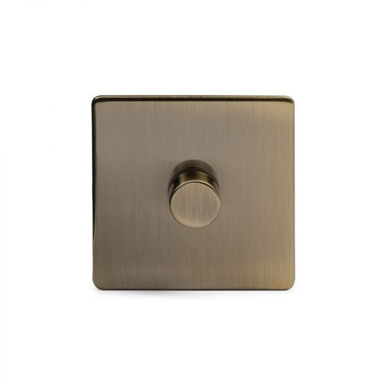 Antique Brass LED Dimmer switch Trailing Edge