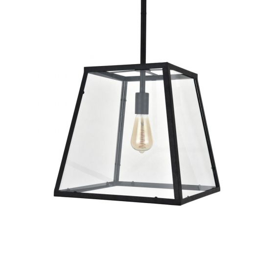 Glass lantern pendant Light