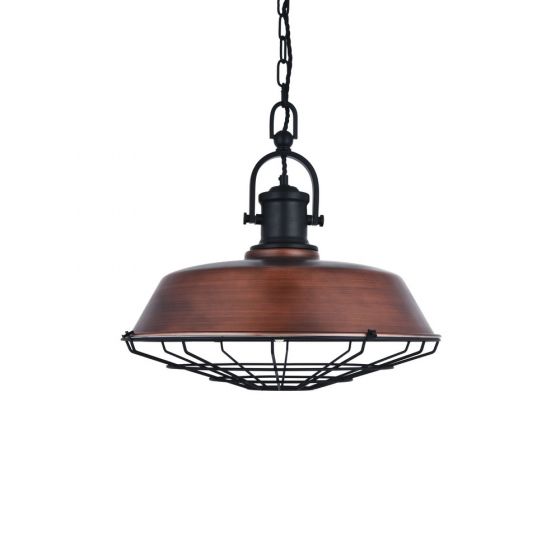 Bronze Industrial Pendant Light