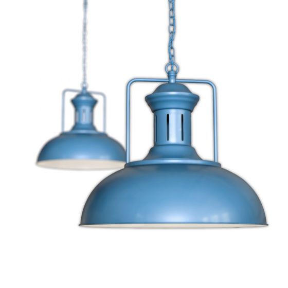 Blue Kitchen Island Pendant Light