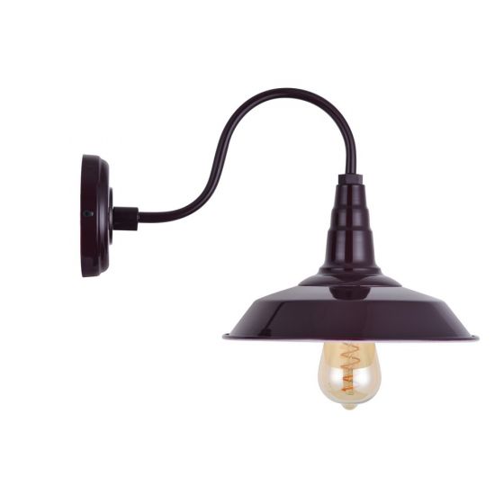 Burgundy Wall Light