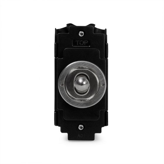 Soho Lighting Brushed Chrome 20A 2 Way & Off Retractive LT3-Toggle Switch Module