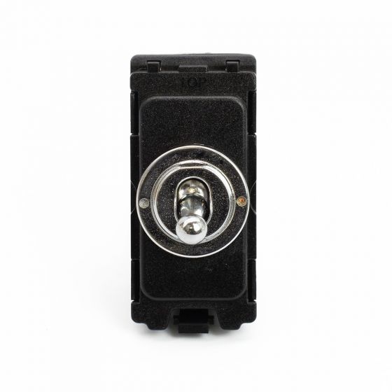 Soho Lighting Polished Chrome 20A Double Pole CM-Grid Toggle Switch Module