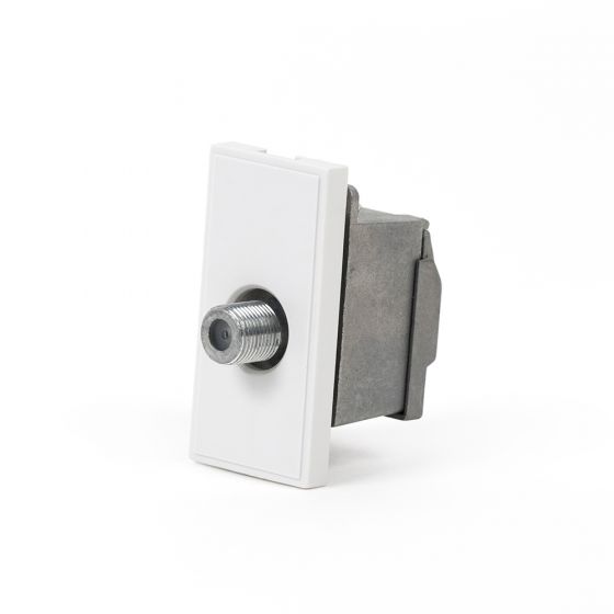 Soho Lighting White F Connector (Screened) EM-Euro Module