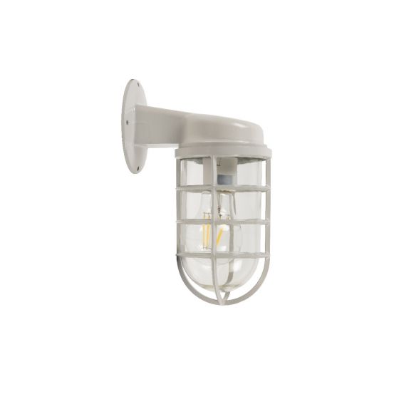 Clay White Bathroom Wall Light