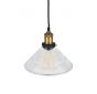 Romilly Tapered Etched Glass French Style Pendant Light - Soho Lighting