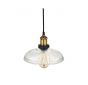 Romilly Dome Etched Glass French Style Bedroom Pendant Light - Soho Lighting