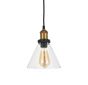 Romilly Tapered Clear Glass Pendant Light - Soho Lighting