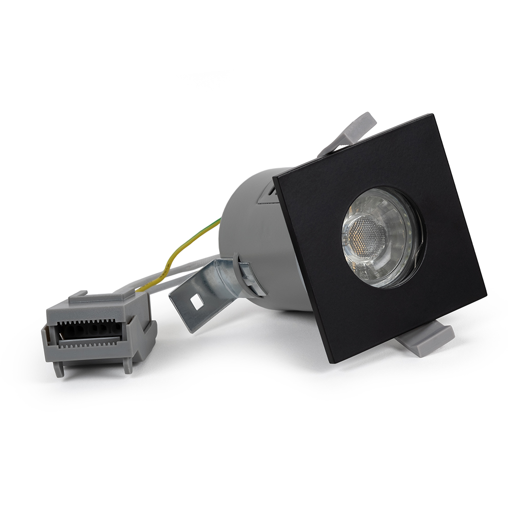 Square downlights shop fire rated