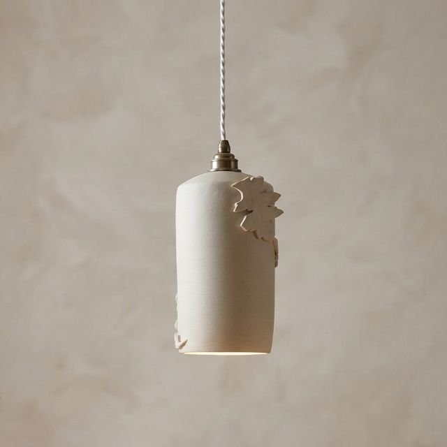 Acanthus Sweep Pendant  - Clay  - The Soho Lighting Company
